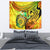 Halo Vanuatu Tapestry Sand Drawing Turtle Polynesian Tropical Flowers LT14 - Polynesian Pride