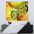 Halo Vanuatu Tapestry Sand Drawing Turtle Polynesian Tropical Flowers LT14 - Polynesian Pride