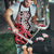 New Zealand Apron Aotearoa Kowhaiwhai Mix Taniko Art - Red - Polynesian Pride