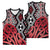 New Zealand Basketball Jersey Aotearoa Kowhaiwhai Mix Taniko Art - Red - Polynesian Pride