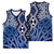 New Zealand Basketball Jersey Aotearoa Kowhaiwhai Mix Taniko Art - Blue - Polynesian Pride