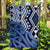 New Zealand Garden Flag Aotearoa Kowhaiwhai Mix Taniko Art - Blue