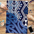 New Zealand Puzzle Aotearoa Kowhaiwhai Mix Taniko Art - Blue - Polynesian Pride