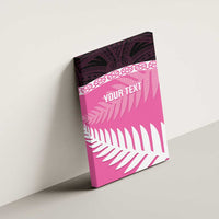 Custom New Zealand Aotearoa Cricket Canvas Wall Art Go White Silver Fern LT14 - Polynesian Pride