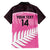 Custom New Zealand Aotearoa Cricket Family Matching Short Sleeve Bodycon Dress and Hawaiian Shirt Go White Silver Fern