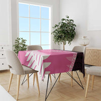 Custom New Zealand Aotearoa Cricket Tablecloth Go White Silver Fern LT14 - Polynesian Pride