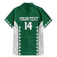 Custom Hawaii Volleyball Family Matching Mermaid Dress and Hawaiian Shirt Hawaiian Kakau Pattern