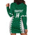 Custom Hawaii Volleyball Hoodie Dress Hawaiian Kakau Pattern