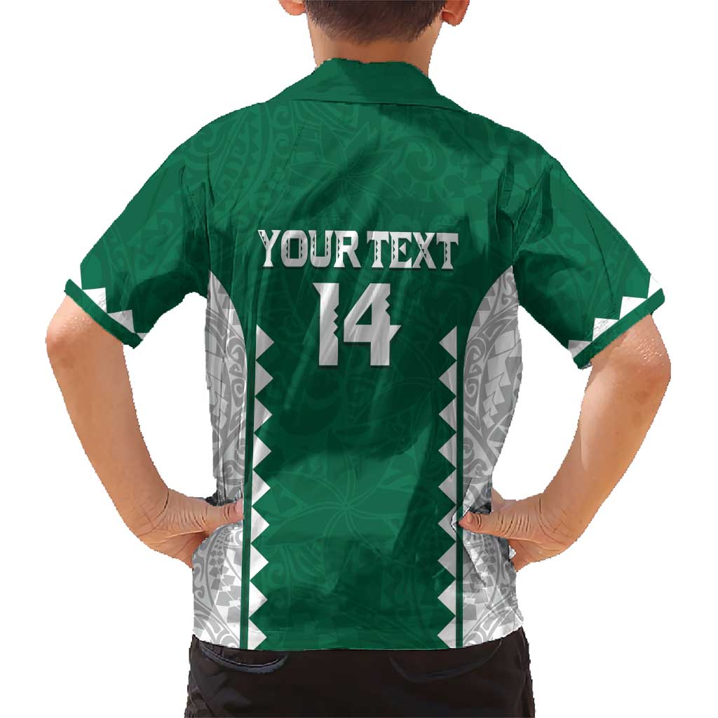 Custom Hawaii Volleyball Kid Hawaiian Shirt Hawaiian Kakau Pattern