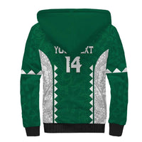 Custom Hawaii Volleyball Sherpa Hoodie Hawaiian Kakau Pattern LT14 - Polynesian Pride