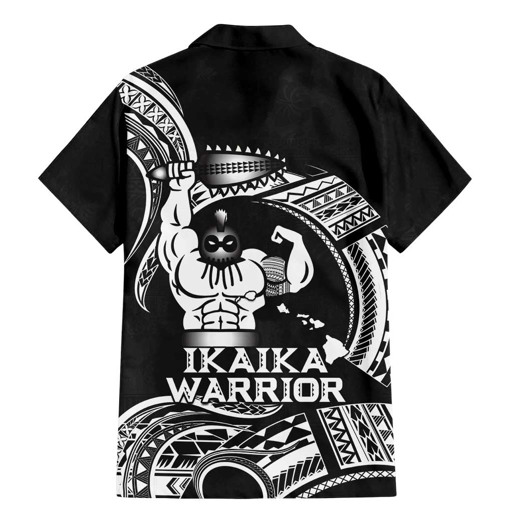 Black Hawaii Ikaika Warrior Family Matching Mermaid Dress and Hawaiian Shirt Hawaiian Power