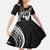 Black Hawaii Ikaika Warrior Family Matching Short Sleeve Bodycon Dress and Hawaiian Shirt Hawaiian Power