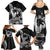 Black Hawaii Ikaika Warrior Family Matching Summer Maxi Dress and Hawaiian Shirt Hawaiian Power