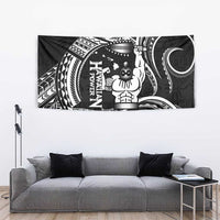Black Hawaii Ikaika Warrior Tapestry Hawaiian Power