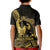 Gold Hawaii Ikaika Warrior Kid Polo Shirt Hawaiian Power