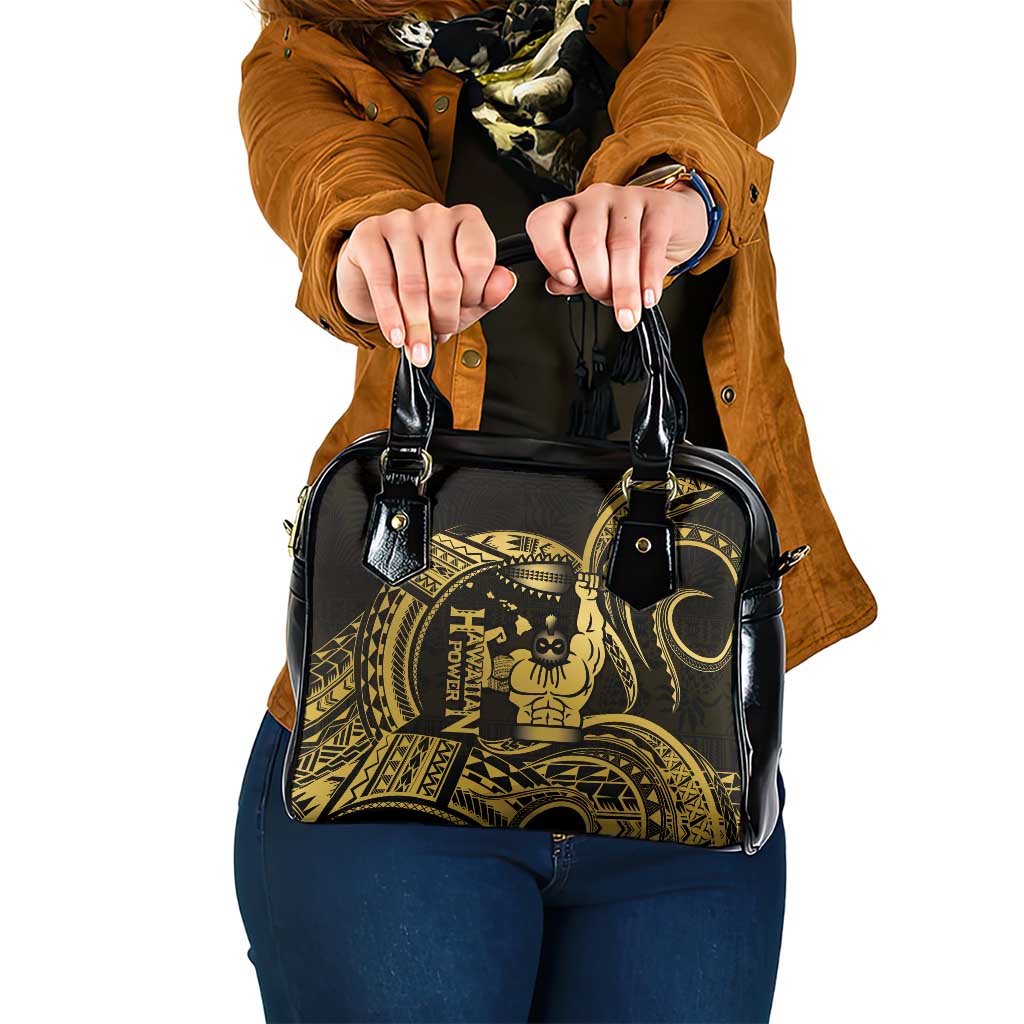 Gold Hawaii Ikaika Warrior Shoulder Handbag Hawaiian Power