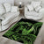 Green Hawaii Ikaika Warrior Area Rug Hawaiian Power