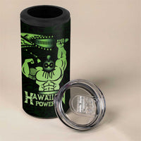 Green Hawaii Ikaika Warrior 4 in 1 Can Cooler Tumbler Hawaiian Power