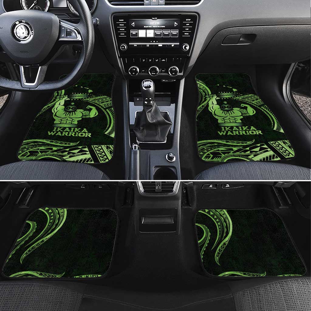 Green Hawaii Ikaika Warrior Car Mats Hawaiian Power