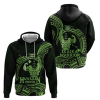 Green Hawaii Ikaika Warrior Hoodie Hawaiian Power