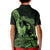 Green Hawaii Ikaika Warrior Kid Polo Shirt Hawaiian Power