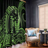 Green Hawaii Ikaika Warrior Window Curtain Hawaiian Power