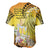 Polynesia Easter Day Baseball Jersey He Is Risen Lilium Longiflorum Polynesian Pattern