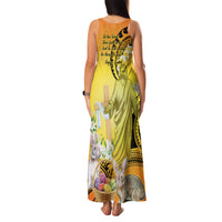 Polynesia Easter Day Family Matching Tank Maxi Dress and Hawaiian Shirt He Is Risen Lilium Longiflorum Polynesian Pattern LT14 - Polynesian Pride