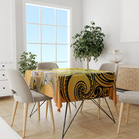 Polynesia Easter Day Tablecloth He Is Risen Lilium Longiflorum Polynesian Pattern LT14 - Polynesian Pride