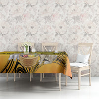 Polynesia Easter Day Tablecloth He Is Risen Lilium Longiflorum Polynesian Pattern LT14 - Polynesian Pride