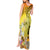 Polynesia Easter Day Tank Maxi Dress He Is Risen Lilium Longiflorum Polynesian Pattern