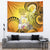 Polynesia Easter Day Tapestry He Is Risen Lilium Longiflorum Polynesian Pattern