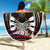 Fautasi Race Day American Samoa Beach Blanket Bald Eagle Polynesian Tattoo