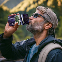 Purple Traditional Cloak Aotearoa 4 in 1 Can Cooler Tumbler Maori Paua Shell Korowai Pattern LT14 - Polynesian Pride