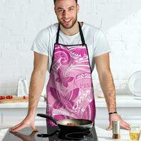 Polynesia Breast Cancer Awareness Apron Think Pink Ribbon Polynesian Butterflies LT14 - Polynesian Pride