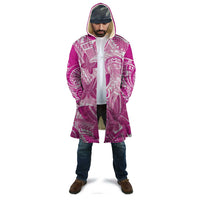 Personalised Polynesia Breast Cancer Awareness Cloak Think Pink Ribbon Polynesian Butterflies LT14 - Polynesian Pride