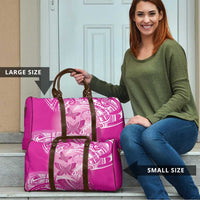 Polynesia Breast Cancer Awareness Travel Bag Think Pink Ribbon Polynesian Butterflies LT14 - Polynesian Pride