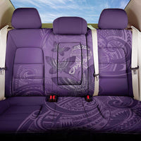 Polynesia Lupus Awareness Month Back Car Seat Cover Warrior Purple Ribbon Polynesian Butterflies LT14 One Size Purple - Polynesian Pride