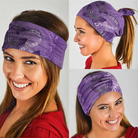 Polynesia Lupus Awareness Month Neck Gaiter Warrior Purple Ribbon Polynesian Butterflies LT14 - Polynesian Pride