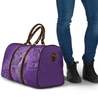 Polynesia Lupus Awareness Month Travel Bag Warrior Purple Ribbon Polynesian Butterflies LT14 - Polynesian Pride