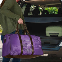 Polynesia Lupus Awareness Month Travel Bag Warrior Purple Ribbon Polynesian Butterflies LT14 - Polynesian Pride