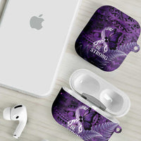 Lupus Awareness Month New Zealand AirPods Case Be Strong Warrior Maori Silver Fern