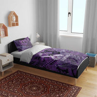 Lupus Awareness Month New Zealand Bedding Set Be Strong Warrior Maori Silver Fern LT14 - Polynesian Pride