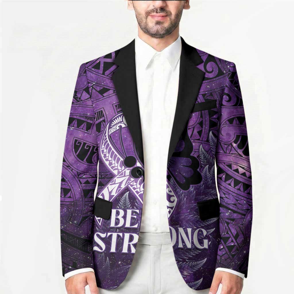 Lupus Awareness Month New Zealand Blazer Be Strong Warrior Maori Silver Fern LT14 - Polynesian Pride