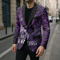 Lupus Awareness Month New Zealand Blazer Be Strong Warrior Maori Silver Fern LT14 - Polynesian Pride