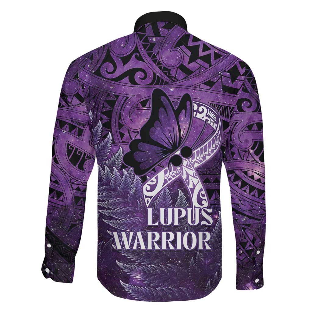 Lupus Awareness Month New Zealand Family Matching Puletasi and Hawaiian Shirt Be Strong Warrior Maori Silver Fern