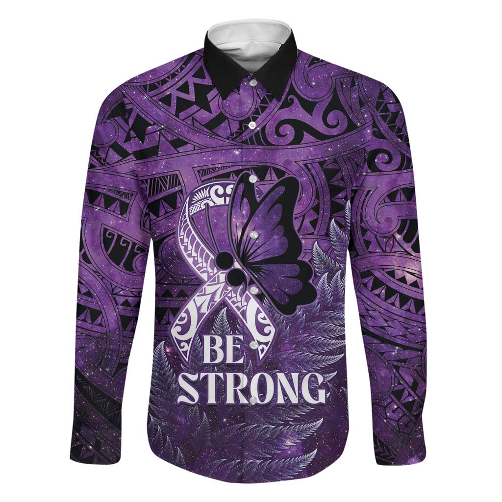 Lupus Awareness Month New Zealand Family Matching Short Sleeve Bodycon Dress and Hawaiian Shirt Be Strong Warrior Maori Silver Fern