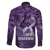 Lupus Awareness Month New Zealand Family Matching Short Sleeve Bodycon Dress and Hawaiian Shirt Be Strong Warrior Maori Silver Fern