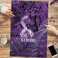 Lupus Awareness Month New Zealand Puzzle Be Strong Warrior Maori Silver Fern