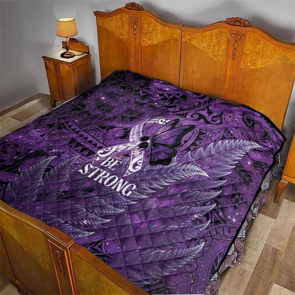 Lupus Awareness Month New Zealand Quilt Be Strong Warrior Maori Silver Fern